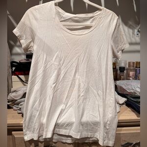 J. Crew Cream Short Sleeve Tee